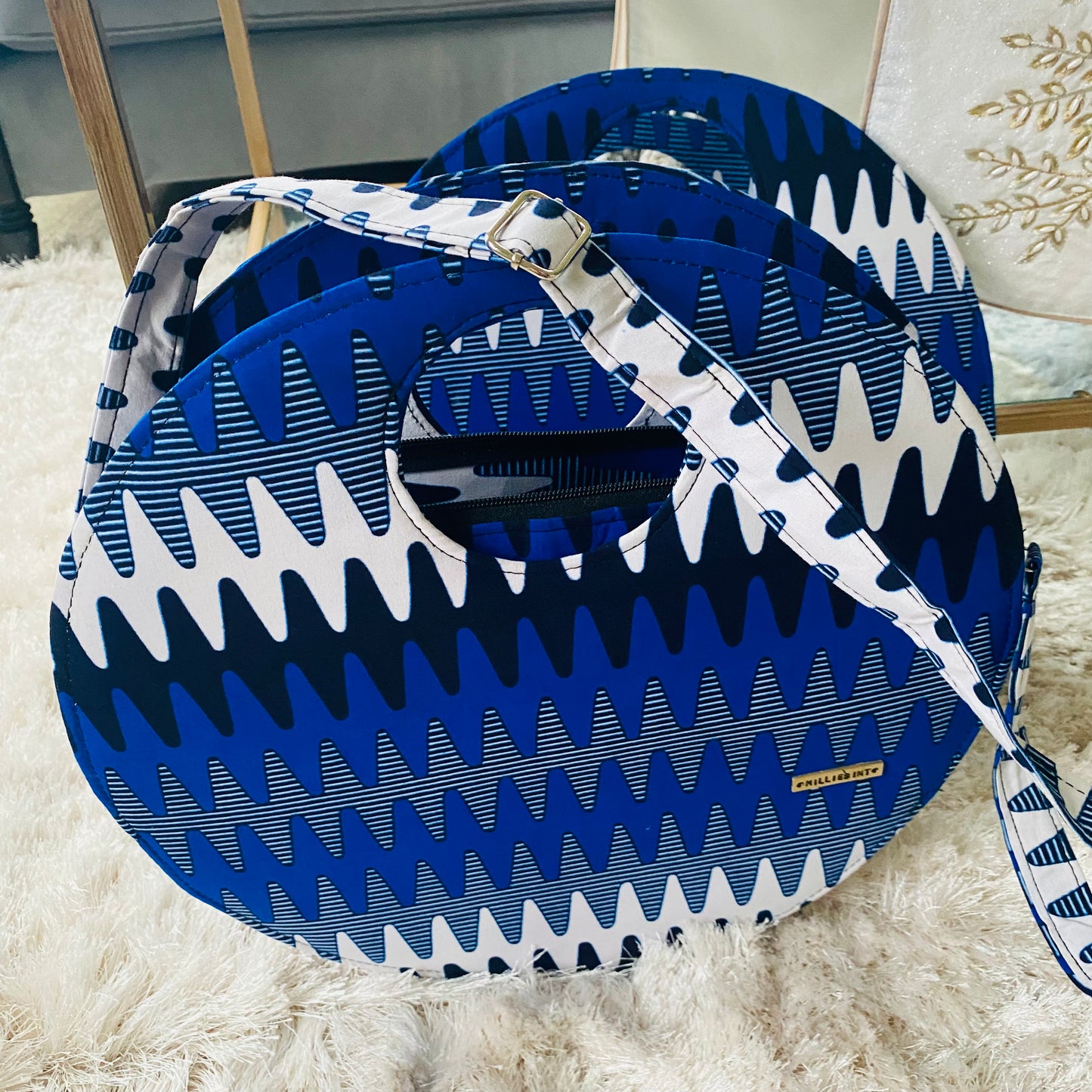 Round Ankara Bag