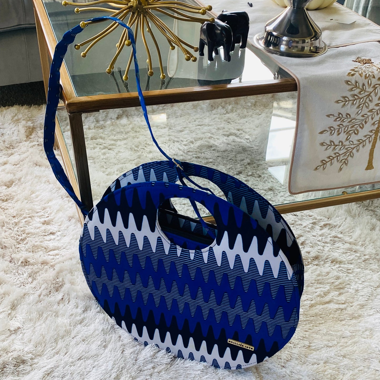 Round Ankara Bag