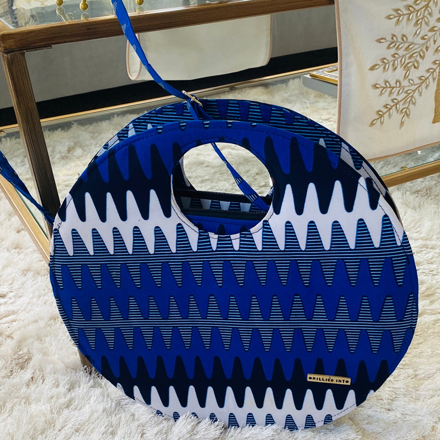 Round Ankara Bag