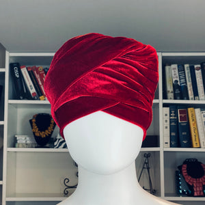 Velvet Turban Headwrap