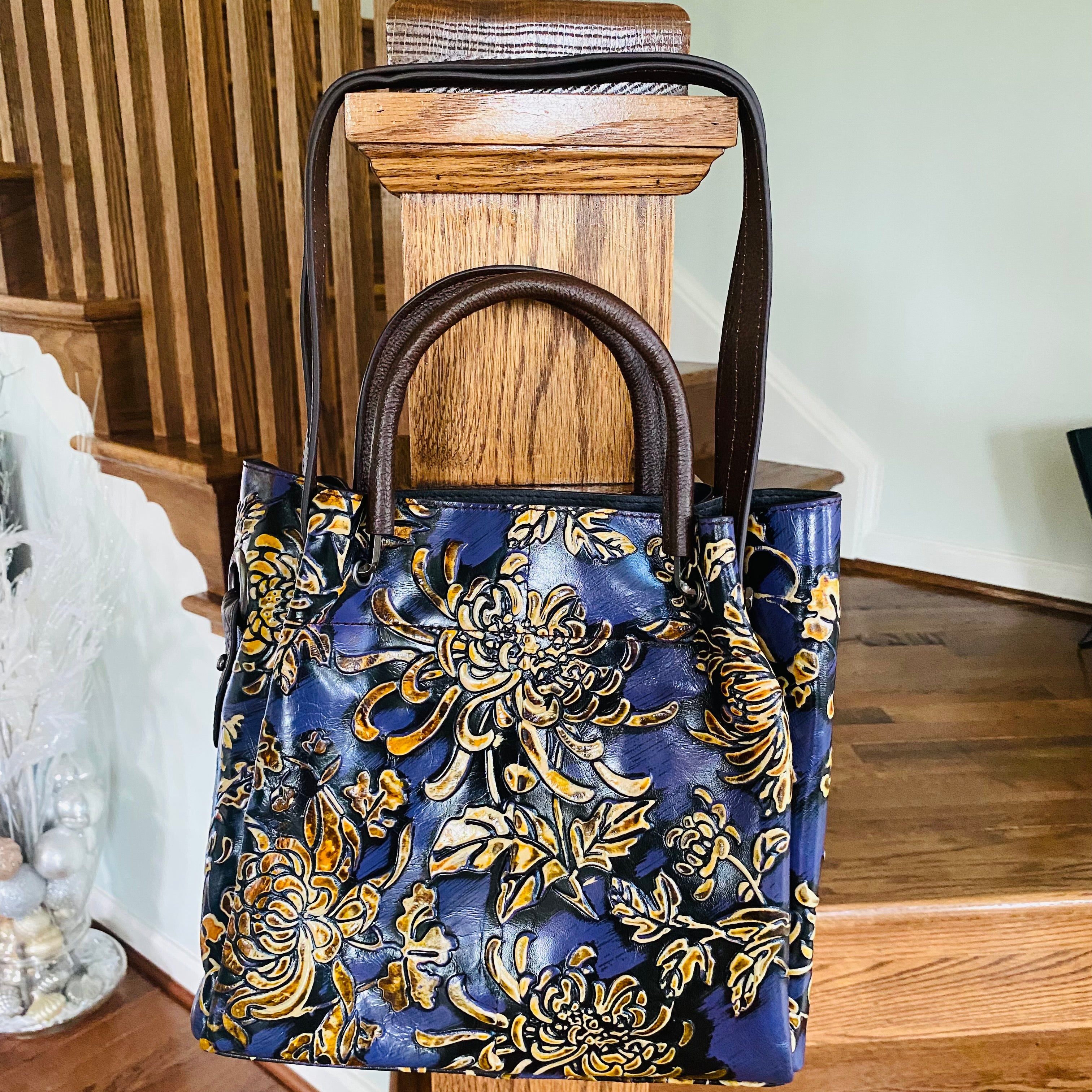 Original Pam designer Bag tote handbag knitting craft shoulder unique green  | eBay